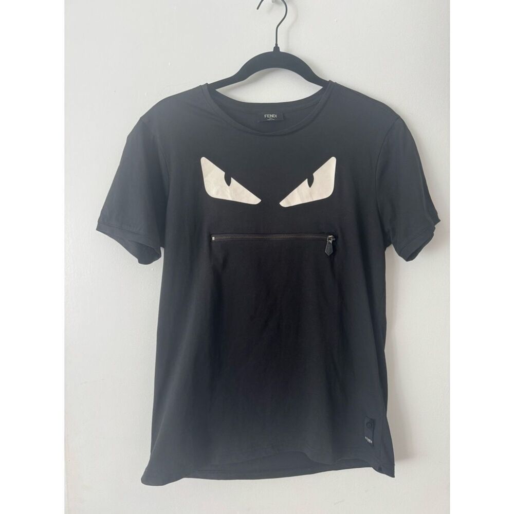 Fendi Black Monster Tee